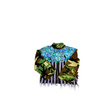 Load image into Gallery viewer, Cropped Military Jacket Size - Sm/Md