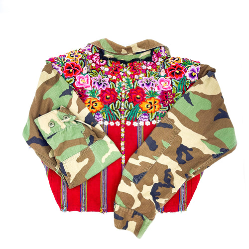 Cropped Military Jacket - Sz Med/LG