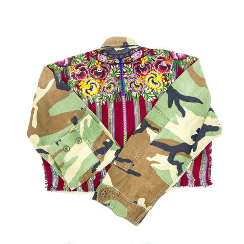 Cropped Military Jacket Size - Sm