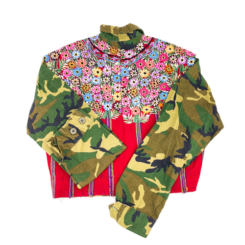 Cropped Military Jacket Size Sm/Med